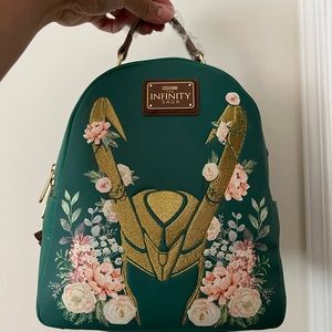 Loungefly Loki floral backpack